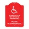 Signmission Handicap Parking Please Considerate W/ HandicapHeavy-Gauge Aluminum Sign, 18" x 24", RW-1824-23921 A-DES-RW-1824-23921 - alternate 1